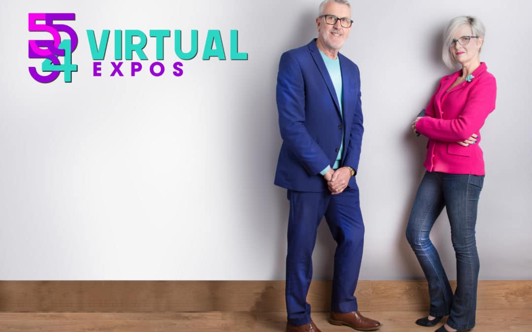 David Lattimer and Yola O'Hara at 5554 Virtual Expo