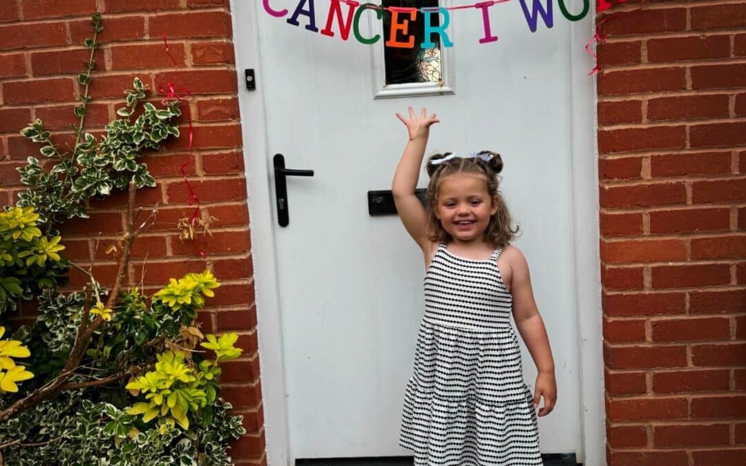 Cancer charity’s youngest ever patient beats leukaemia